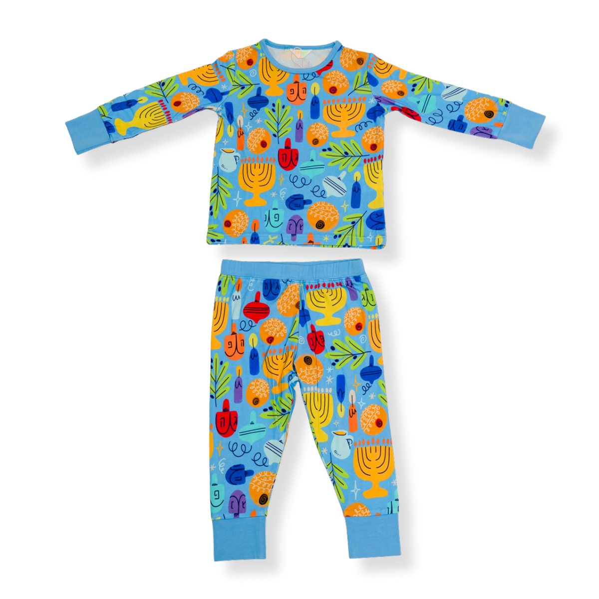 Long Kids PJ Set | Chanukah Fun