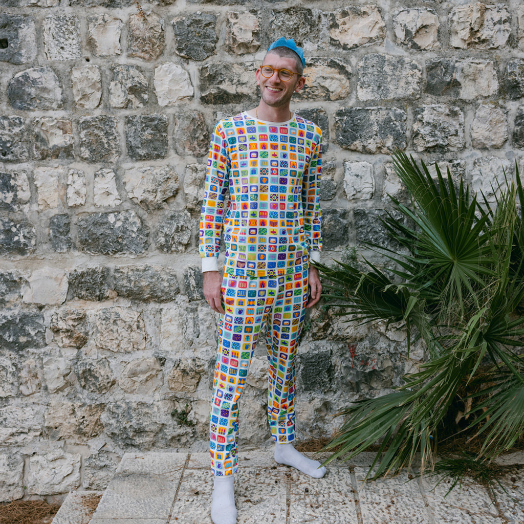 Men's PJ Set | Chanukah Mosaic