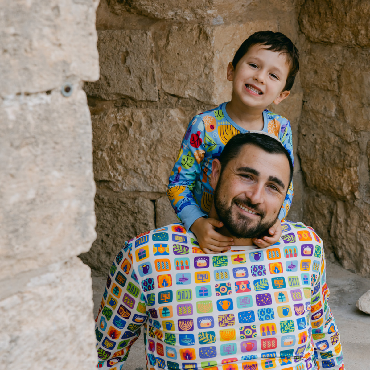 Men's PJ Set | Chanukah Mosaic