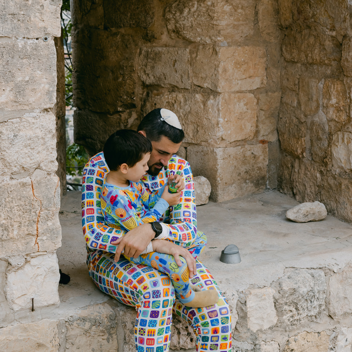 Men's PJ Set | Chanukah Mosaic