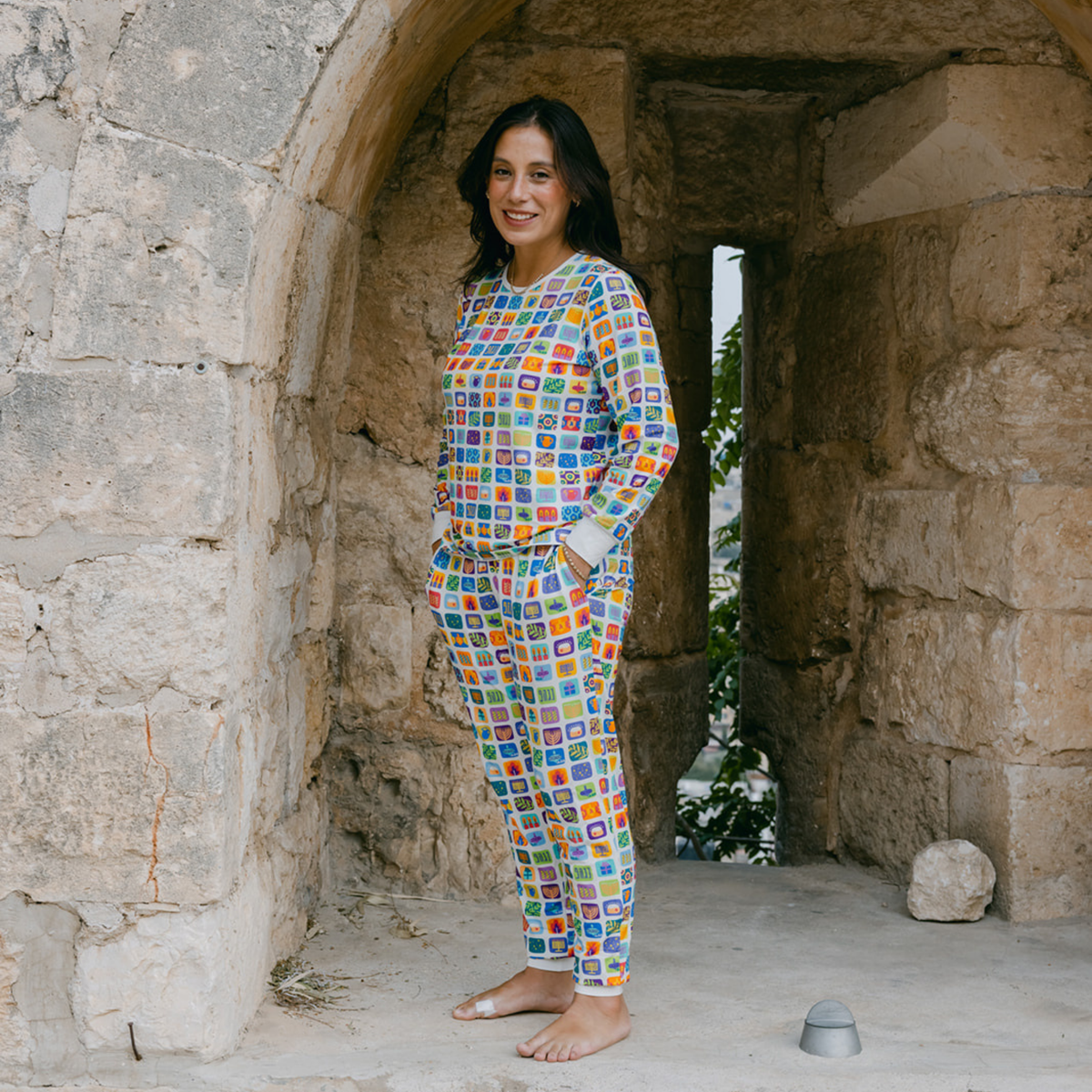 Women's PJ Set | Chanukah Mosaic