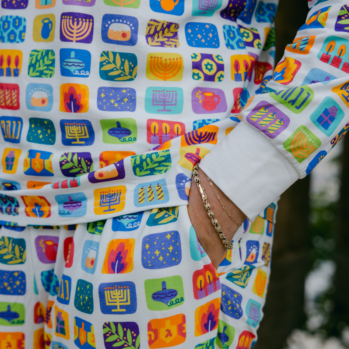 Women's PJ Set | Chanukah Mosaic
